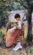 Theodore Robinson Layette china oil painting artist